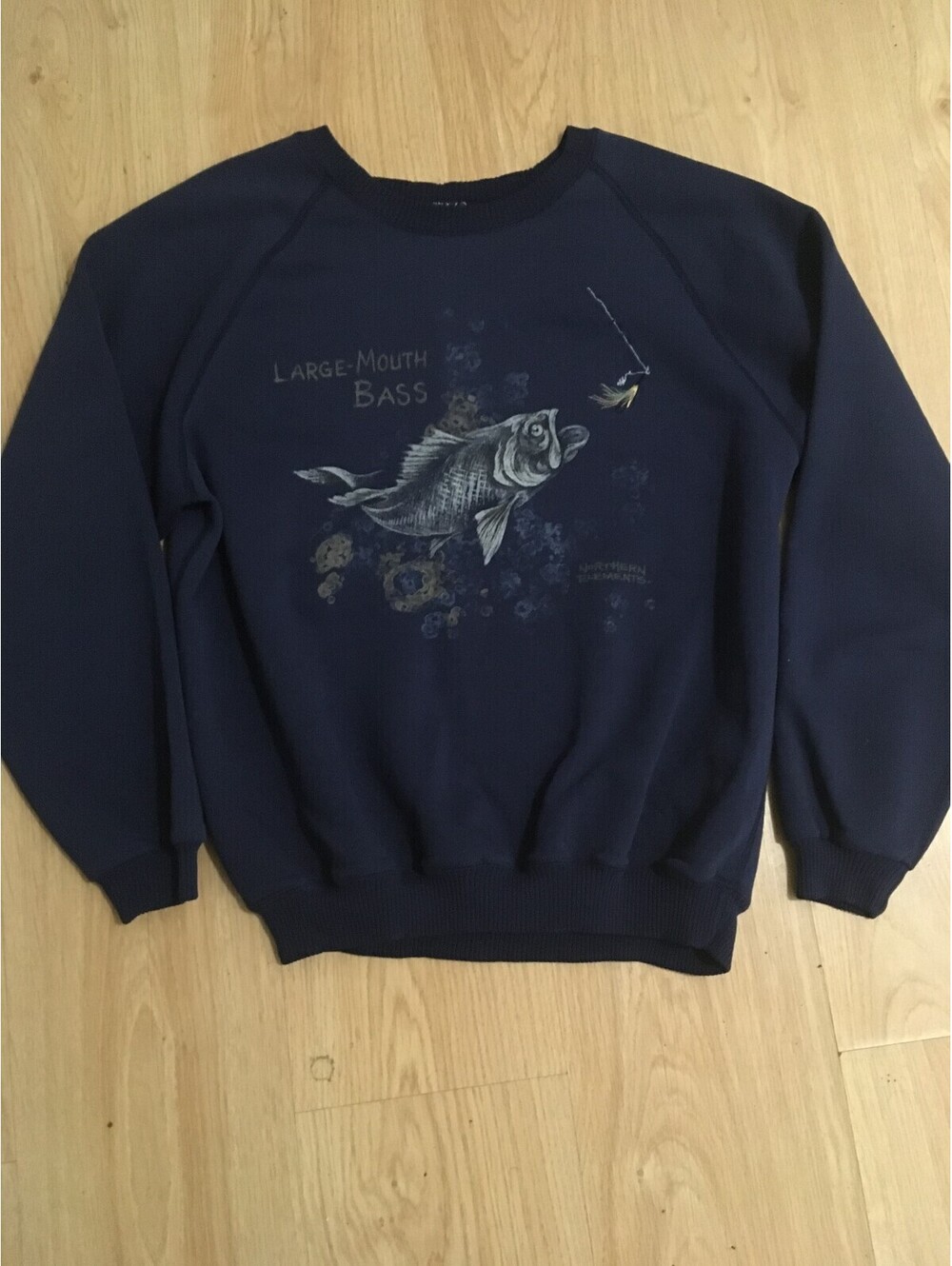 Vintage Large Mouth Bass Northern Elements crewneck